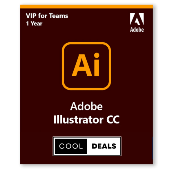 Adobe Illustrator CC VIP | PreActivated 1 Year | Digital licence