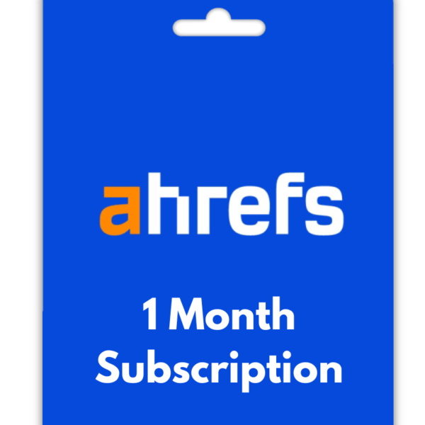 Ahrefs 30 Days Account Subscription